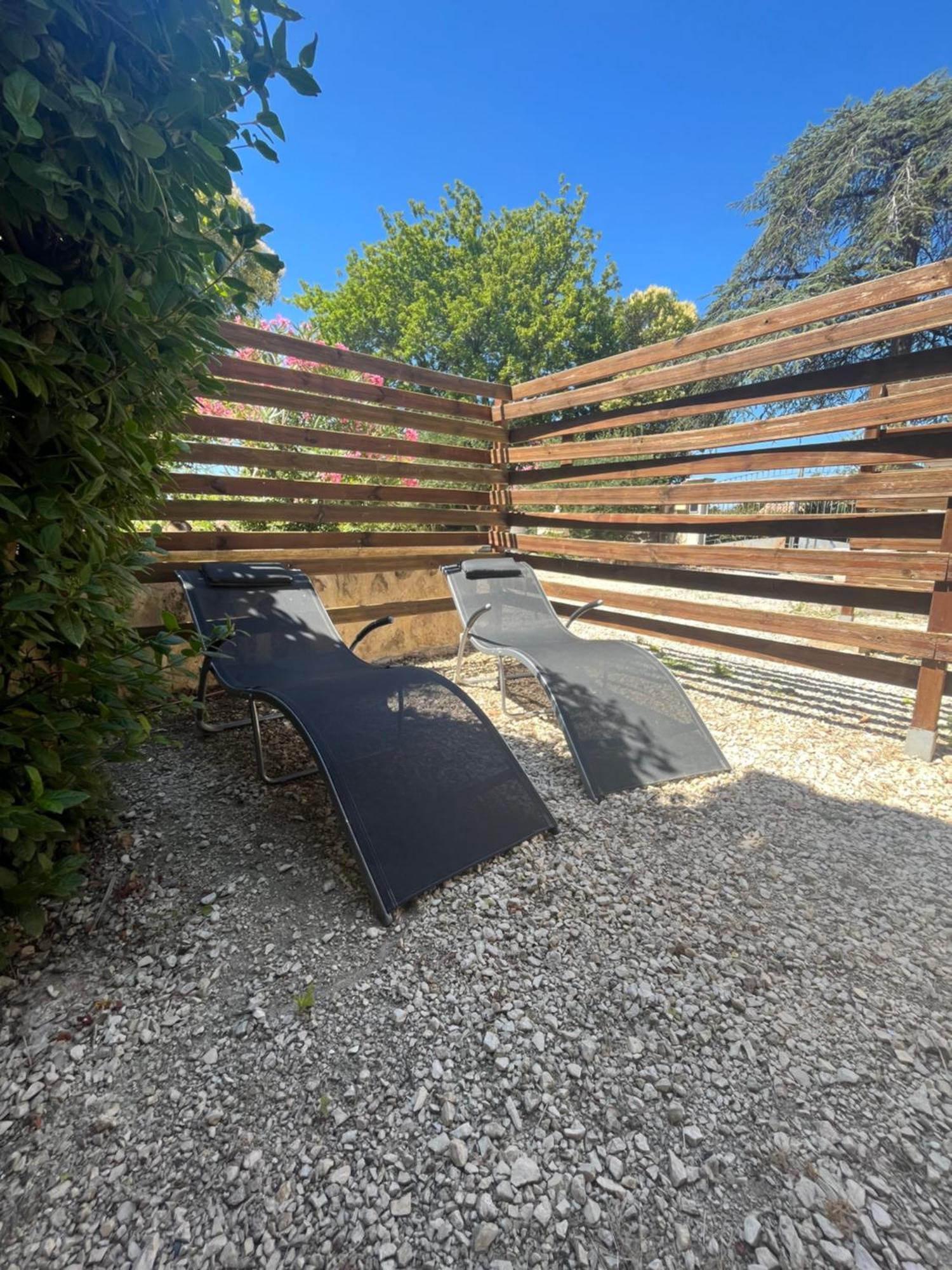 Studio Menthe-Clim-Terrain De Petanque-Piscine Collective 圣保罗三堡 外观 照片